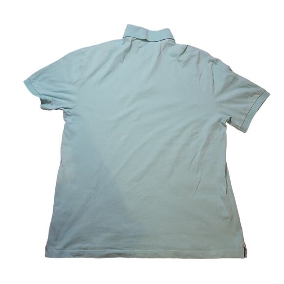 Tommy Hilfiger Men’s 2XL Custom Fit Polo Shirt Blue Green Short Sleeve EUC - Picture 2 of 5